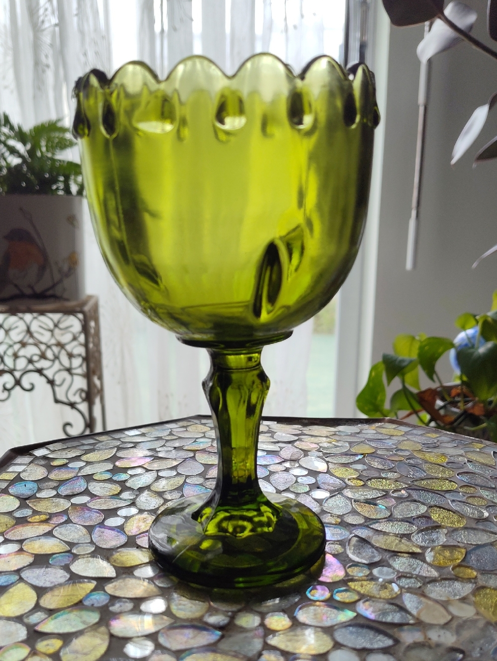 Indiana Glass Goblet